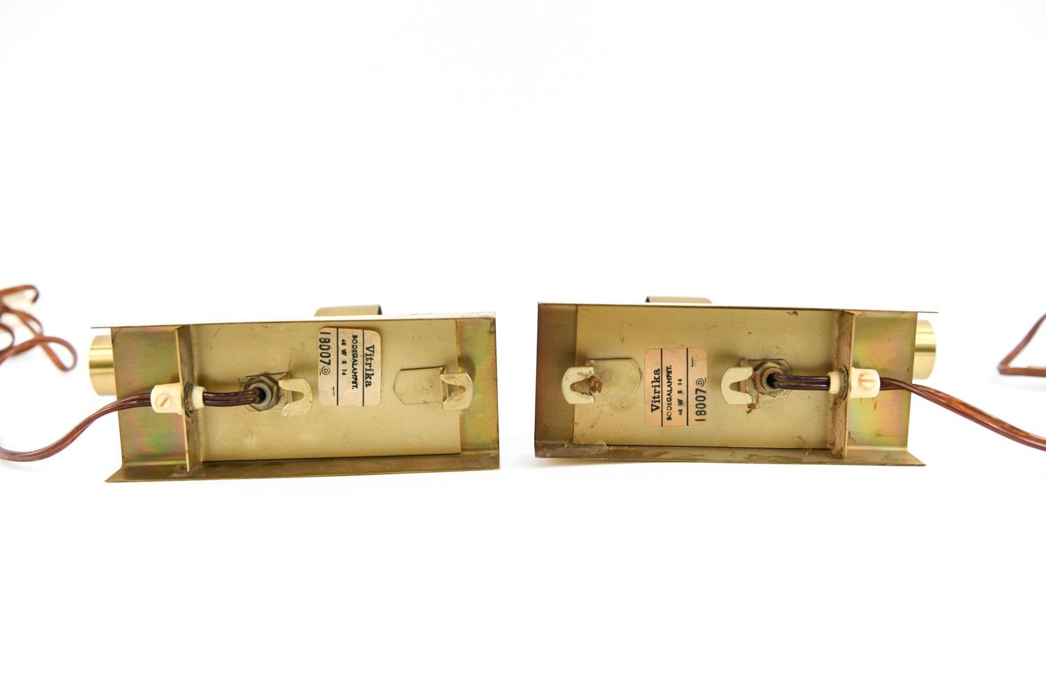 Pair of Vitrika Bodega Sconces in the Style of Hans Agne Jakobsson For Sale 4