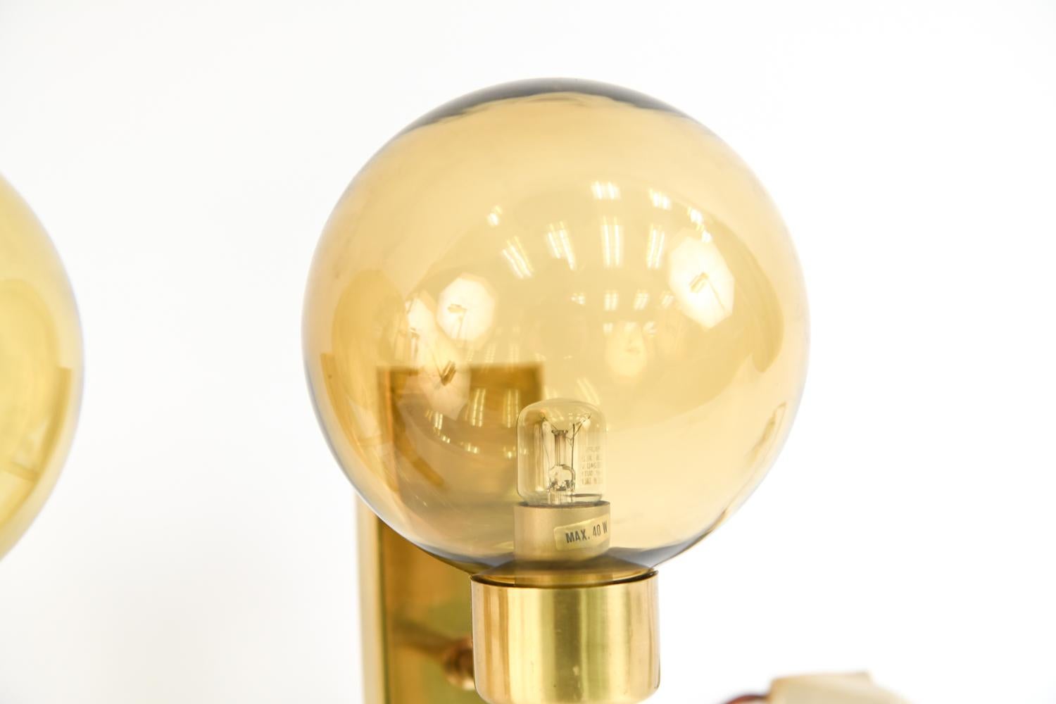 Pair of Vitrika Bodega Sconces in the Style of Hans Agne Jakobsson In Good Condition For Sale In Norwalk, CT