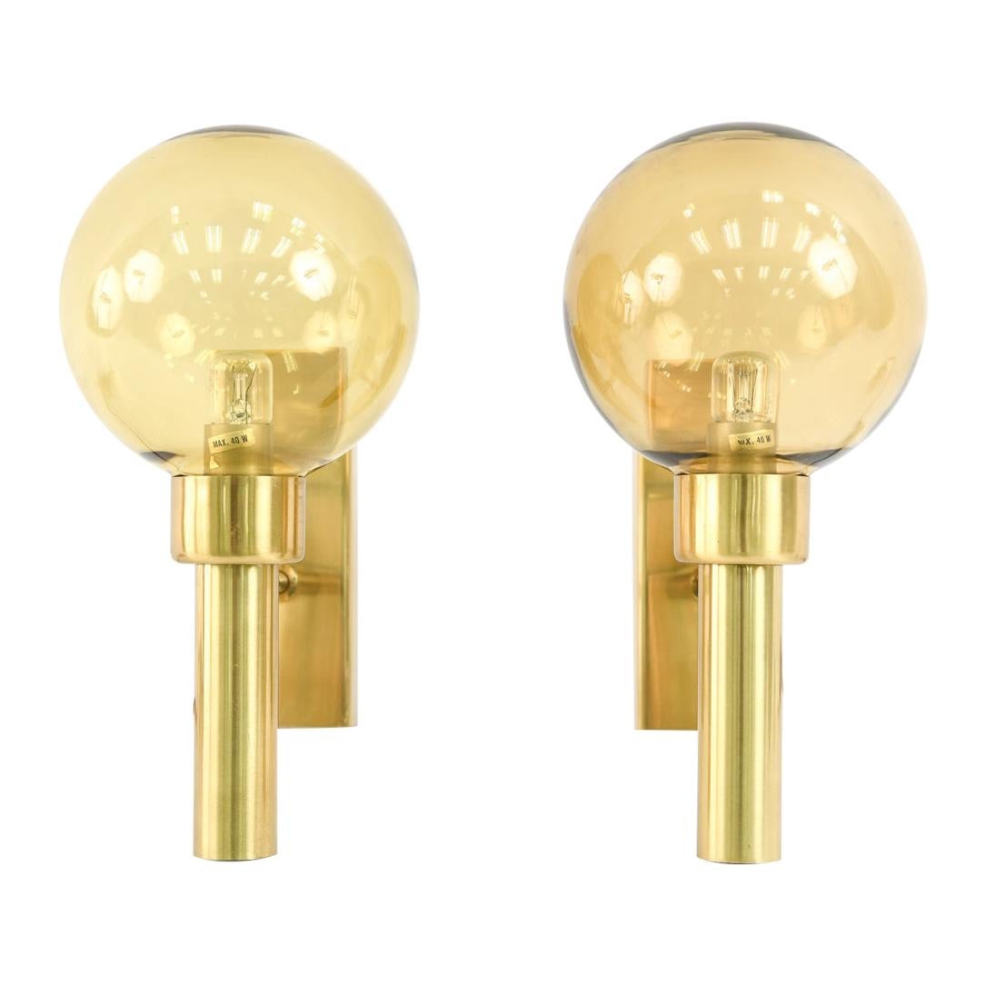 Pair of Vitrika Bodega Sconces in the Style of Hans Agne Jakobsson For Sale