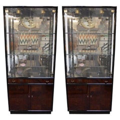 Pair of Vitrines by Henderon Scene Three Collection