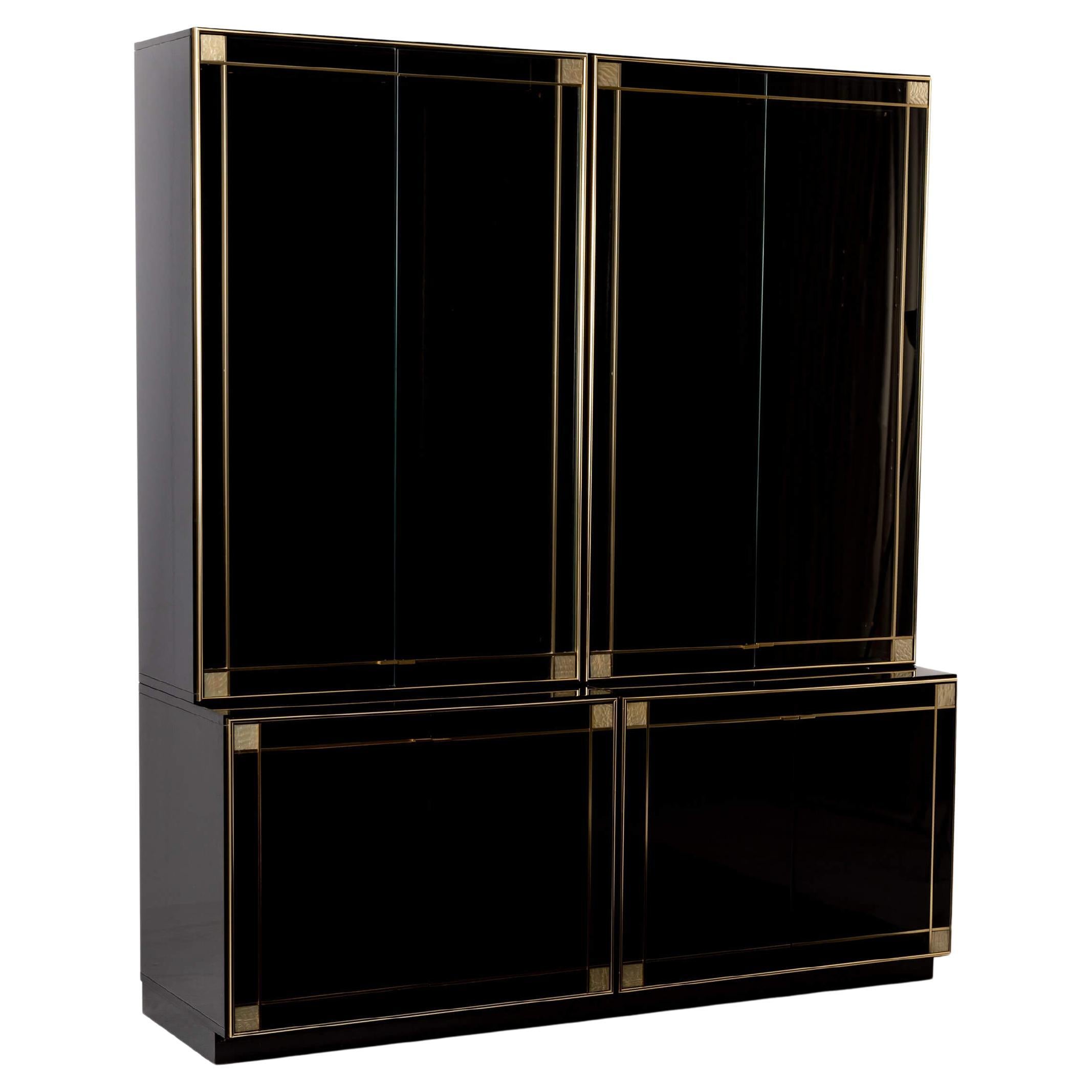 Pair of Vitrines for Roche Bobois in vendita