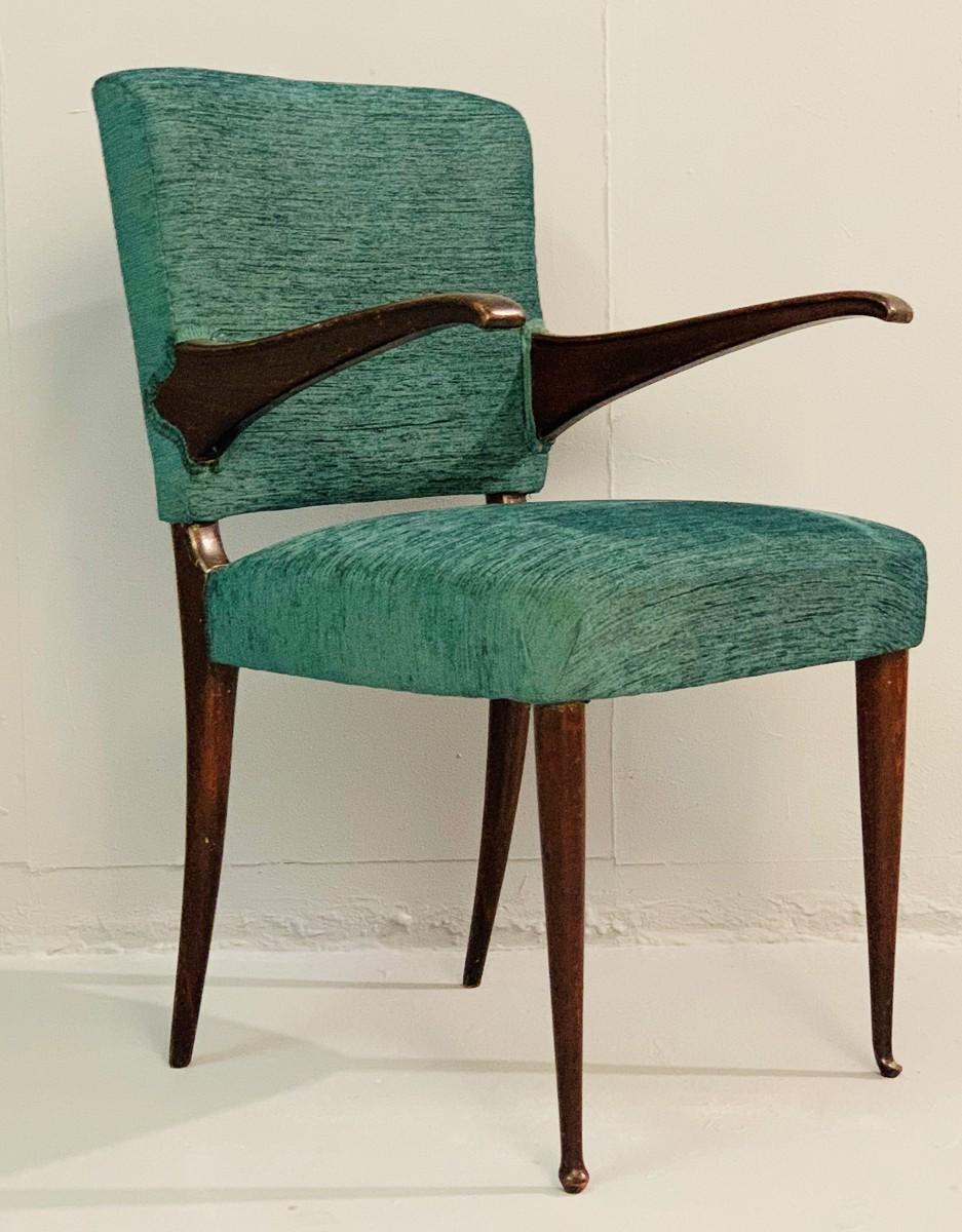 Mid-Century Modern Paire de fauteuils Vittorio Dassi:: années 1950 en vente