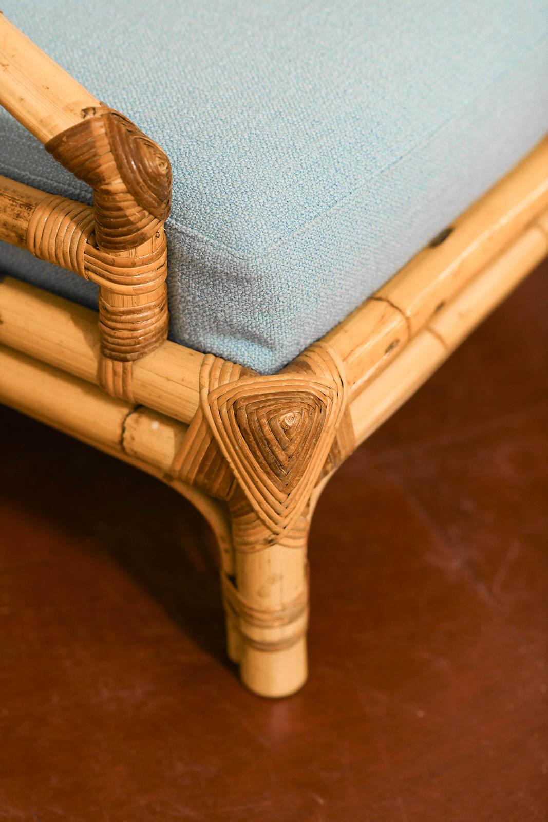 Paire de fauteuils Vivai Del Sud en rotin, Italie 1970 en vente 6