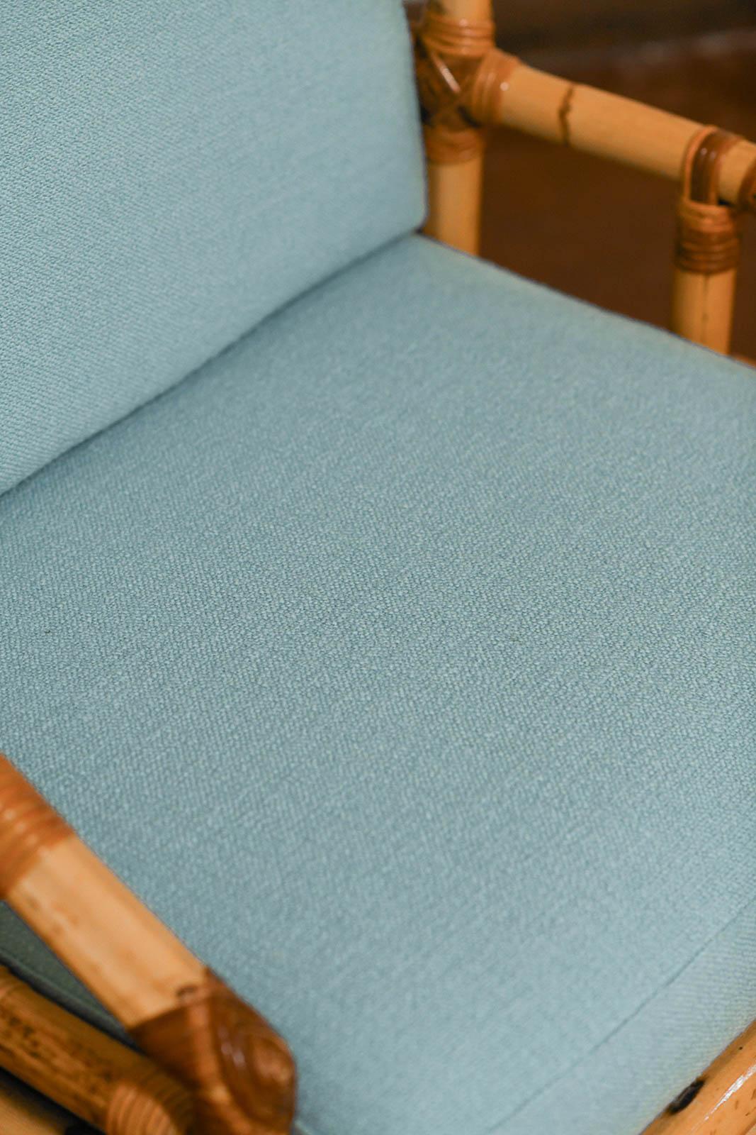 Paire de fauteuils Vivai Del Sud en rotin, Italie 1970 en vente 1