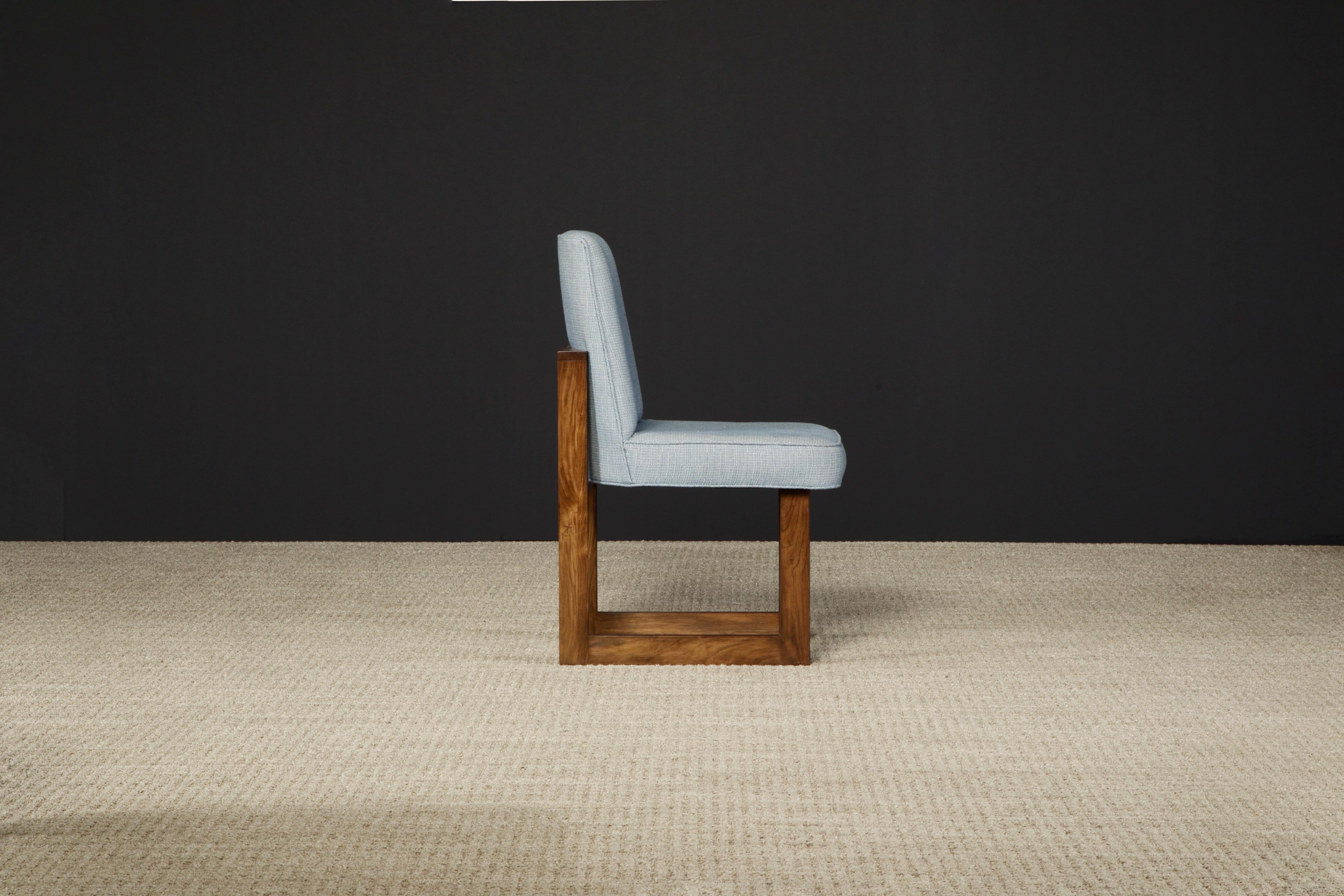 Pair of Vladimir Kagan 'Cubist' Side Chairs in Walnut, c 1967, New York 3