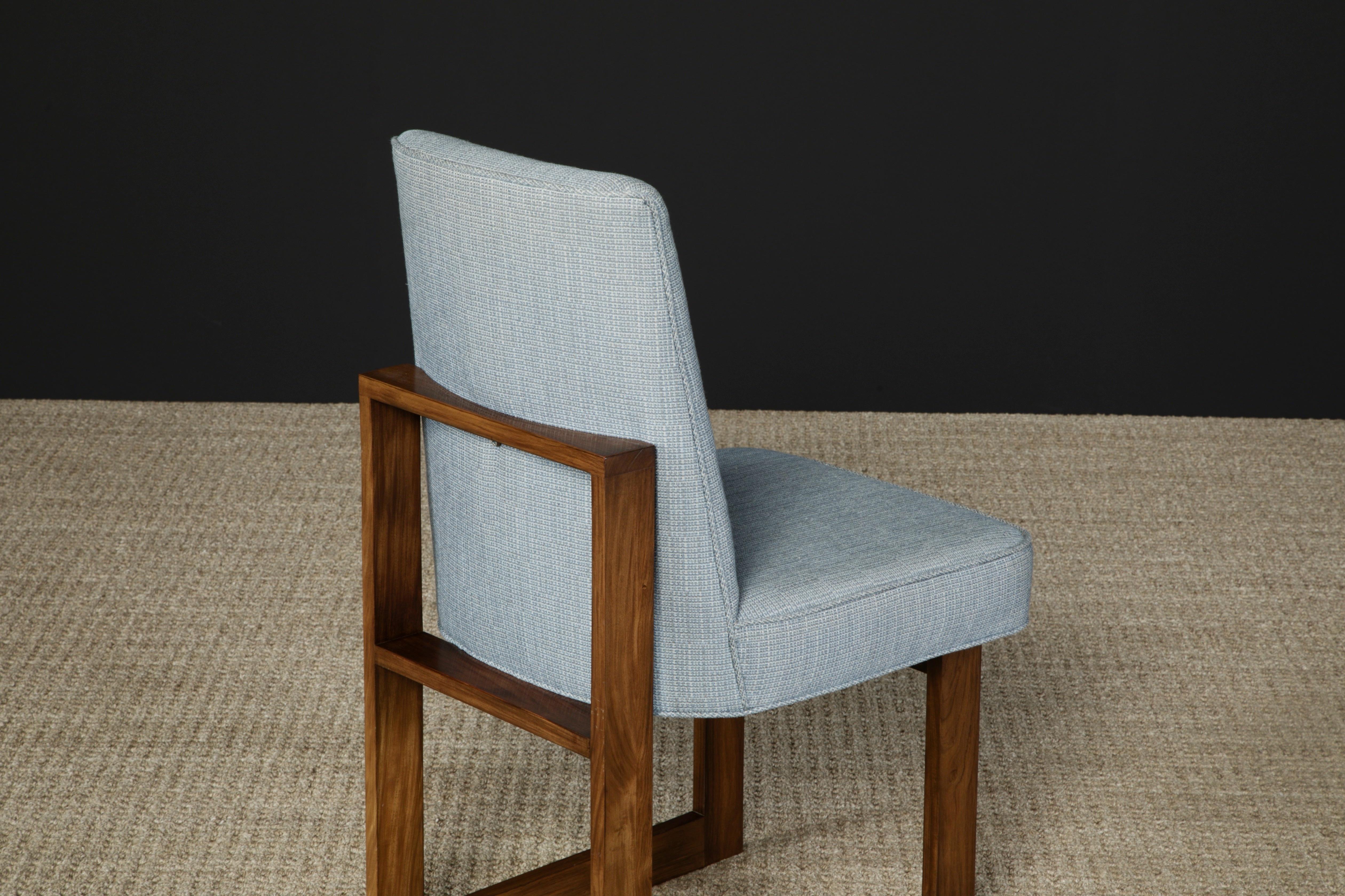 Pair of Vladimir Kagan 'Cubist' Side Chairs in Walnut, c 1967, New York 7