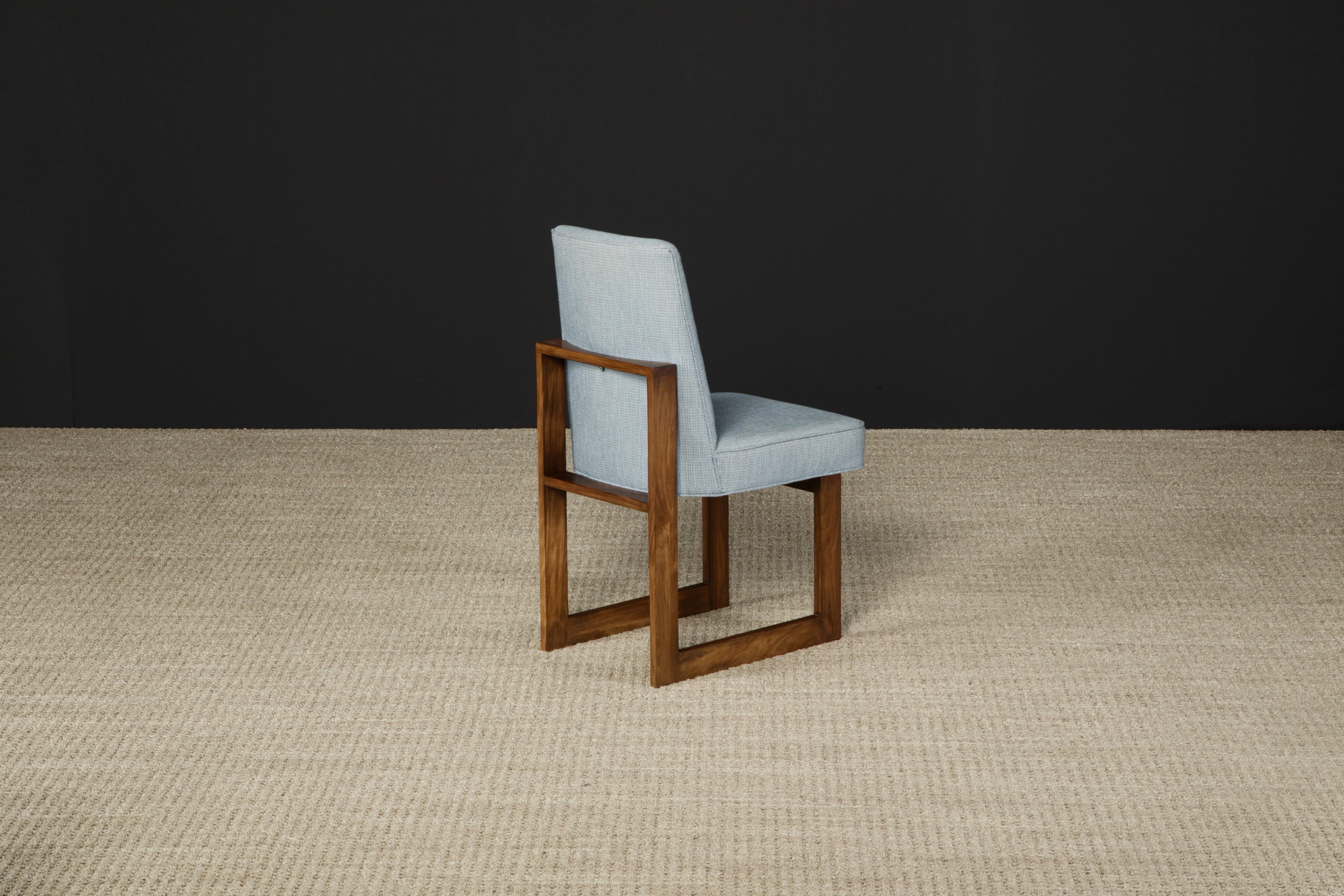 Pair of Vladimir Kagan 'Cubist' Side Chairs in Walnut, c 1967, New York 6