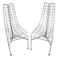 Pair of Vladimir Kagan Mid-Century Modern Capricorn Dining Chairs with Original