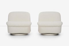 Pair of Vladimir Kagan Swivel Lounge Chairs for Preview