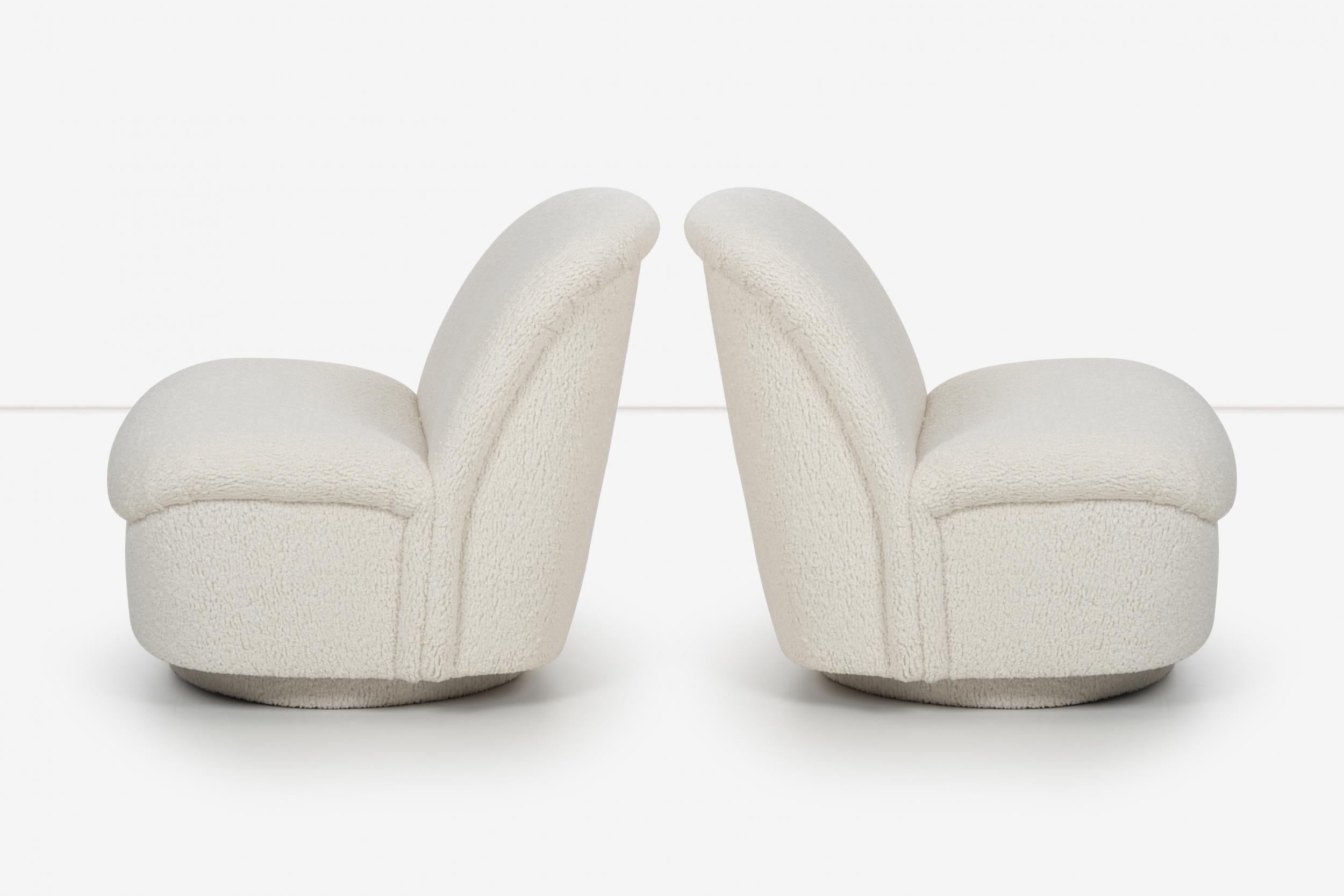 Mid-Century Modern Pair of Vladimir Kagan Swivel Lounge Chairs for Preview
