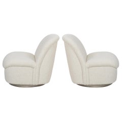 Pair of Vladimir Kagan Swivel Lounge Chairs for Preview