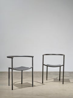 Pair of Von Vogelsang chairs by Philippe Starck with an amazing patina