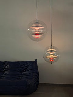 Pair of VP Globe lamps by Verner Panton