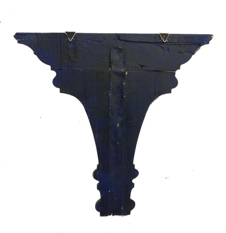 Gothic Rope Brackets Pair of Wall Brackets Decorative Painted Gothic Revival, 20th Century ...