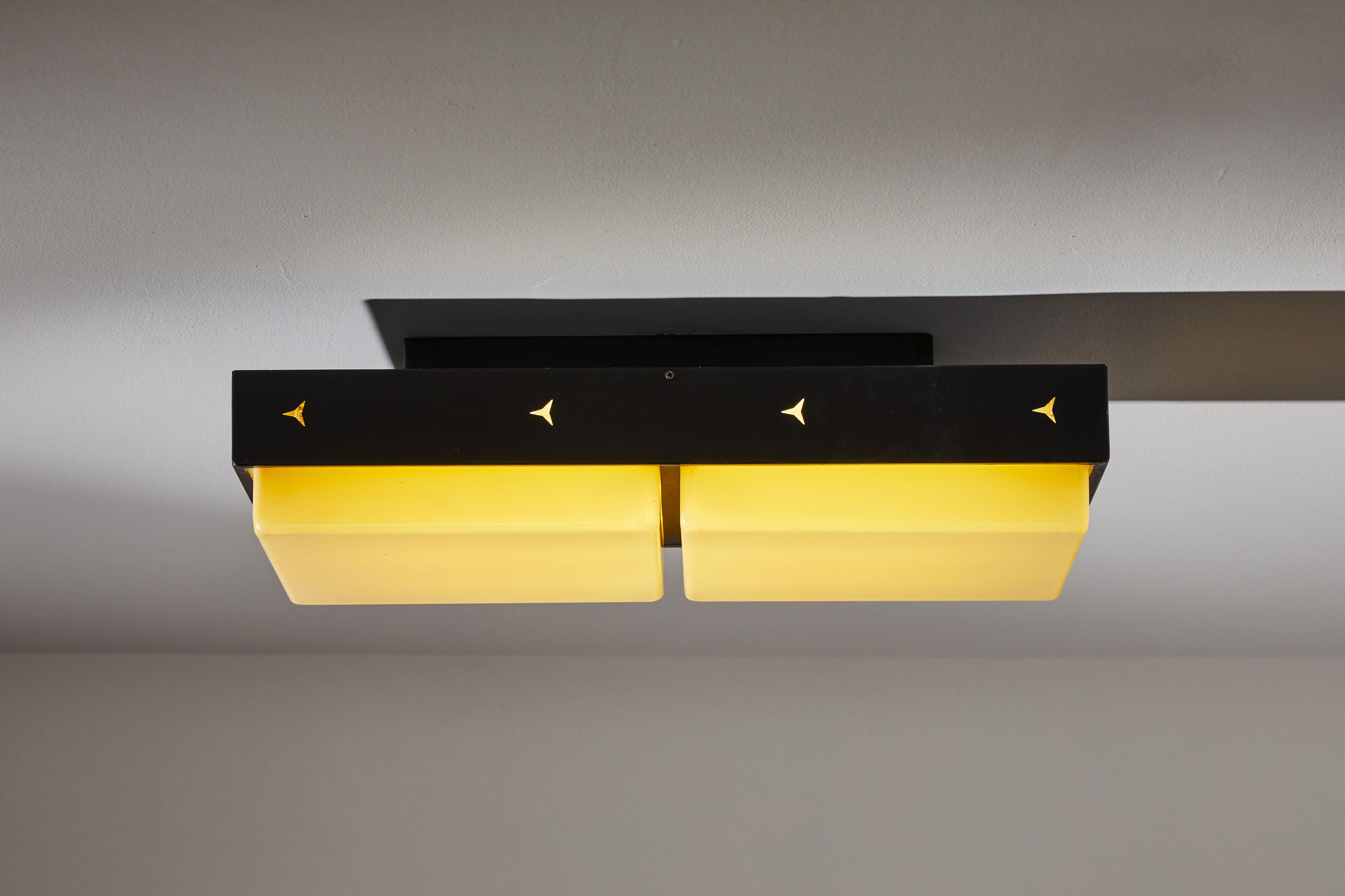 Italian Pair of Wall/Ceiling Lights by Stilux