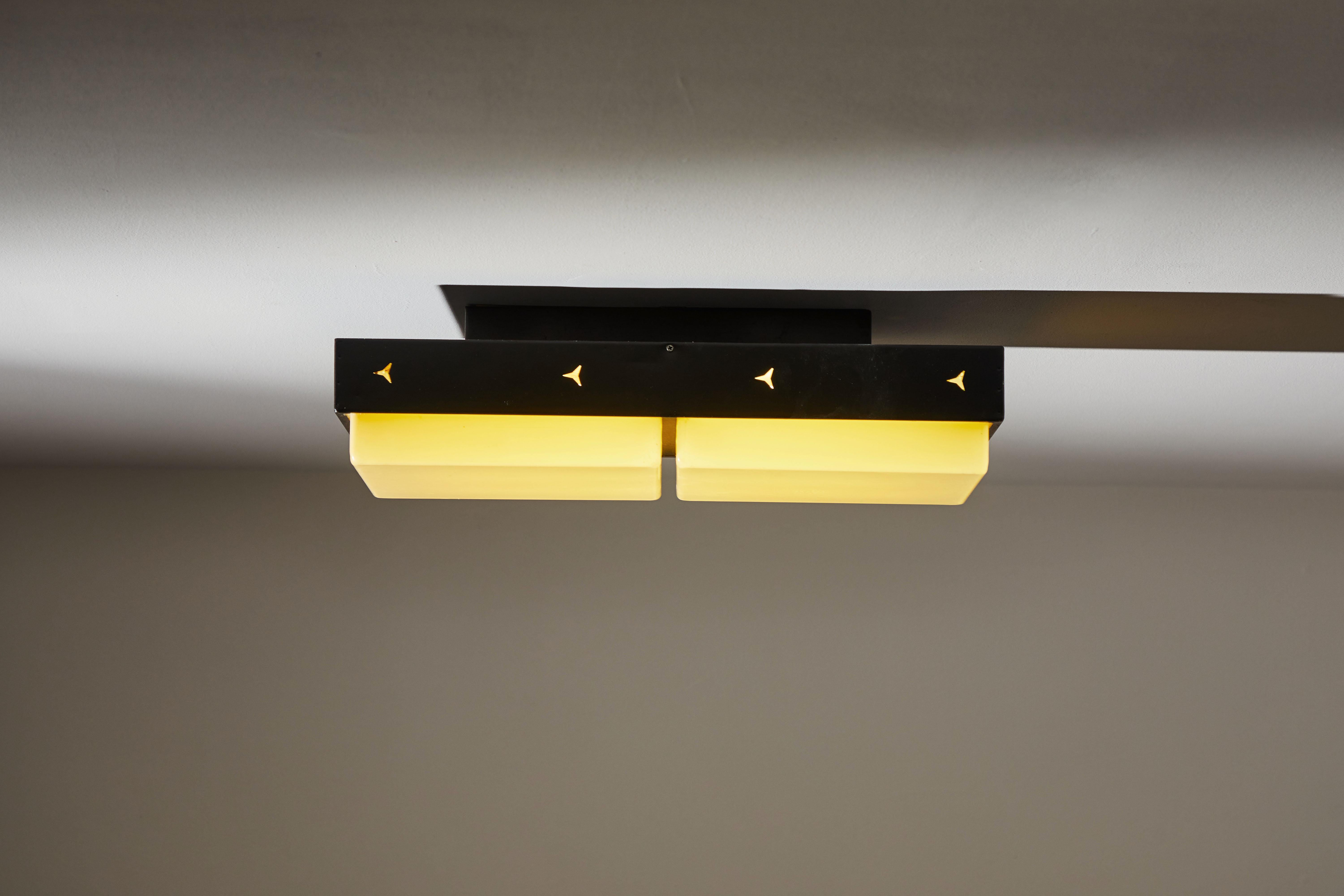 Plexiglass Pair of Wall/Ceiling Lights by Stilux