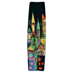 Paire de céramiques murales d'Elio Schiavon