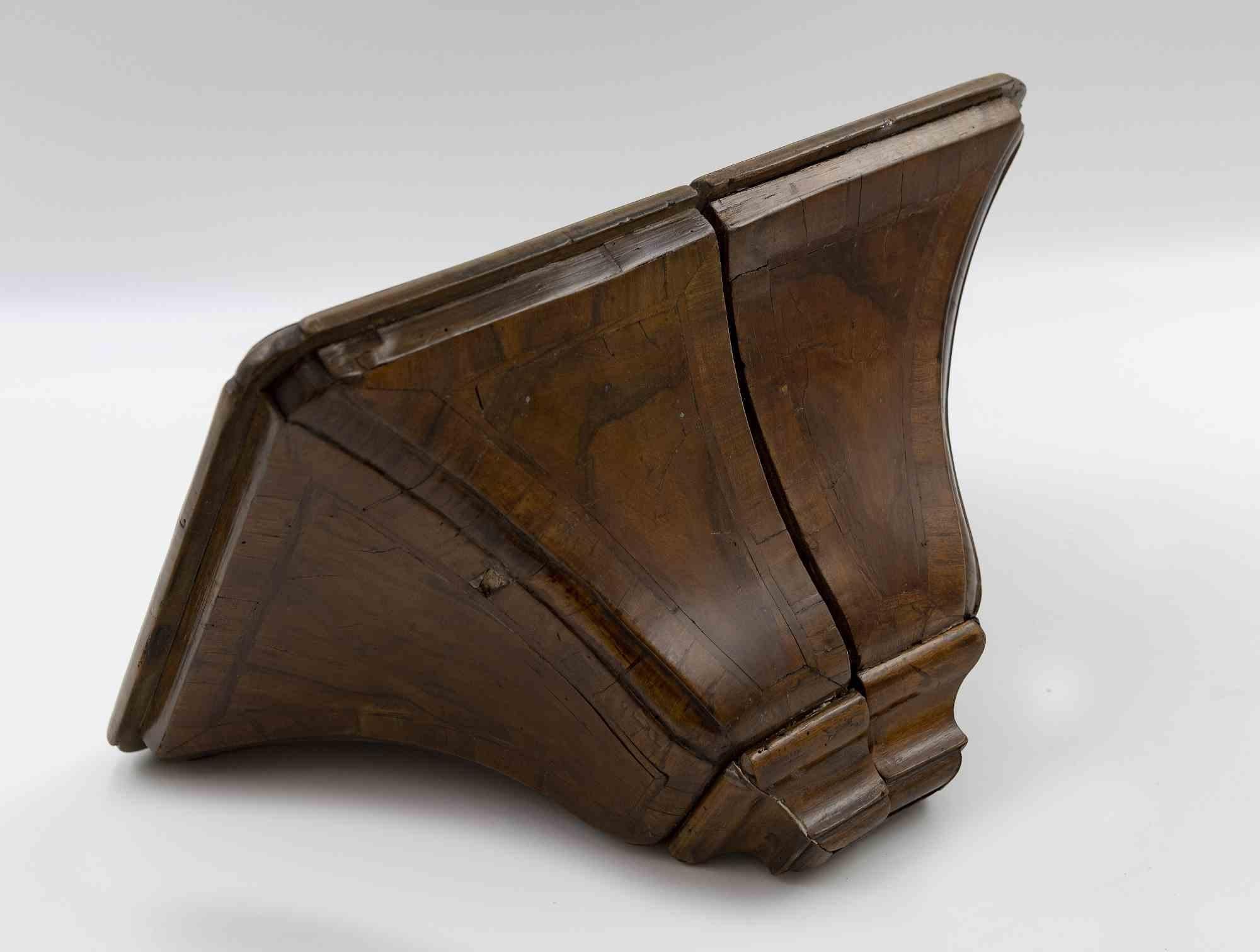 Mid-19th Century Pair of Wall Consolles in Wood, 1840