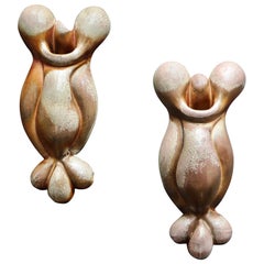 Pair of Wall Hanging Sculptures by Rosanne Sniderman