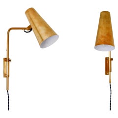 Pair of Wall Lamp Designed by Paavo Tynell Model 9459, Crica 1950