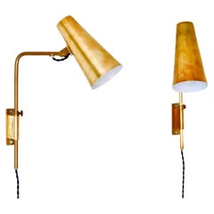Pair of Wall Lamp Designed by Paavo Tynell Model 9459, for Idman Crica 1950