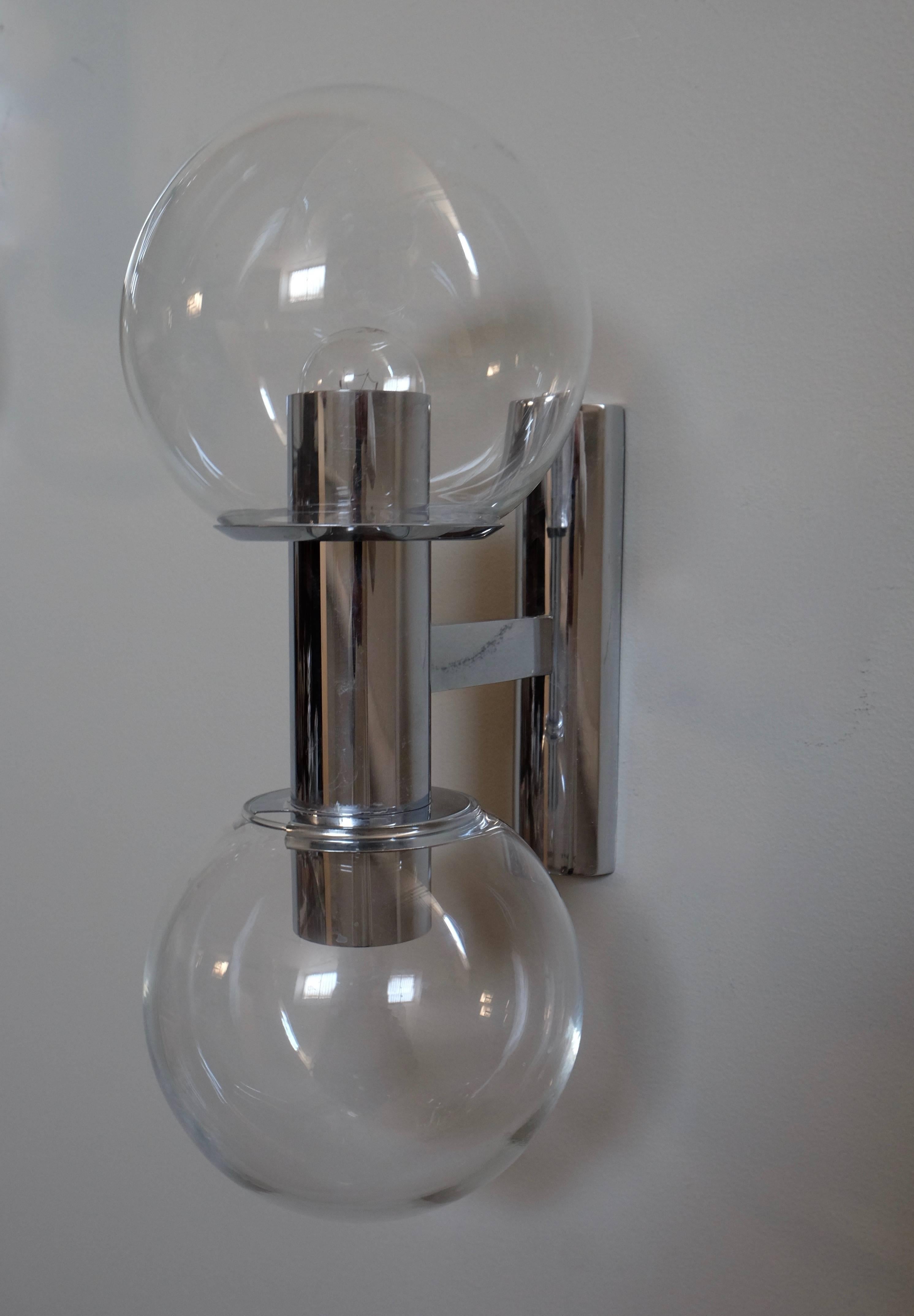 Pair of Wall Lamps, 1960s In Excellent Condition For Sale In Stockholm, SE