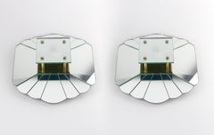 Paire de lampes murales d'Alain Delon pour Sabot, Italie, 1970