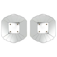 Pair of Wall Lamps by Alain Delon for Sabot, Italy, 1970s