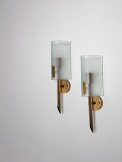 Pair of Wall Lamps by Angelo Lelii for Arredoluce, Italy, 1950s