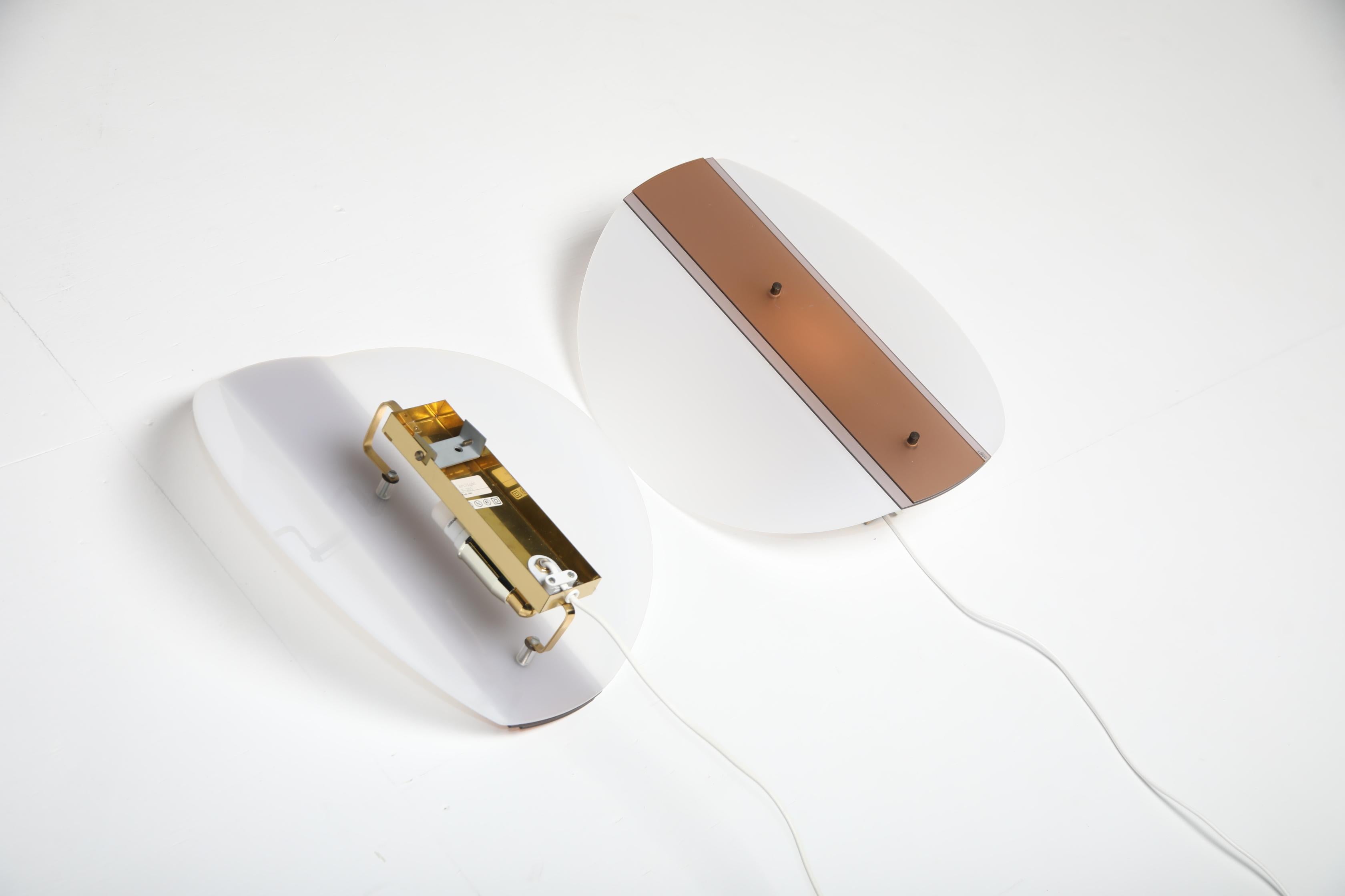 Pair of Wall Lamps by Artlight Design, 1980s Bon état - En vente à Stockholm, SE