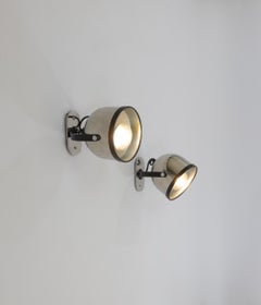 Pair of wall lamps by Gae Aulenti and Livio Castiglioni for Stilnovo, 1970s