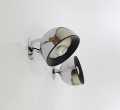 Paar Wandleuchten von Gae Aulenti & Livio Castiglioni für Stilnovo, 1970er Jahre