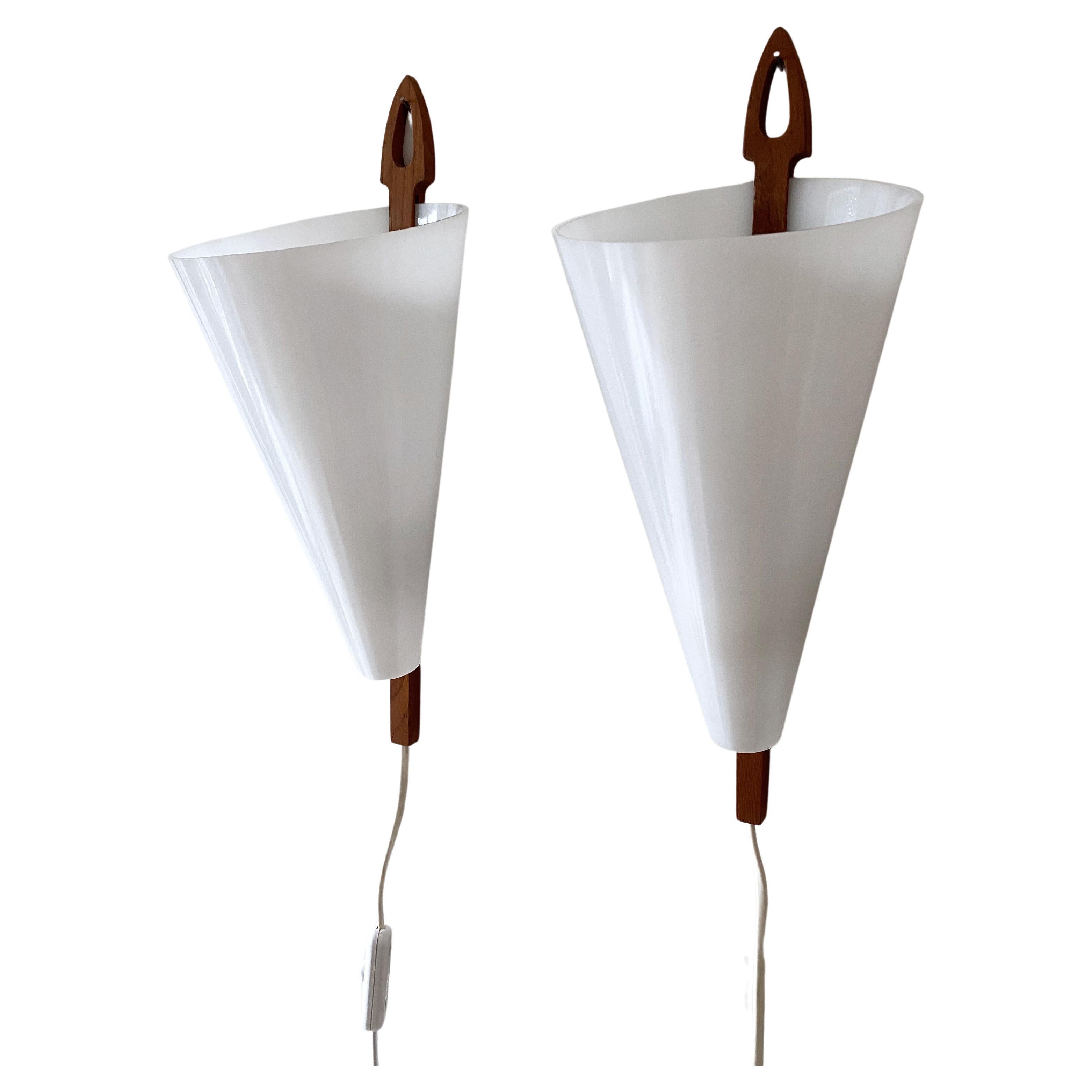 Pair of Wall lamps by Hans-Agne Jakobsson For Sale