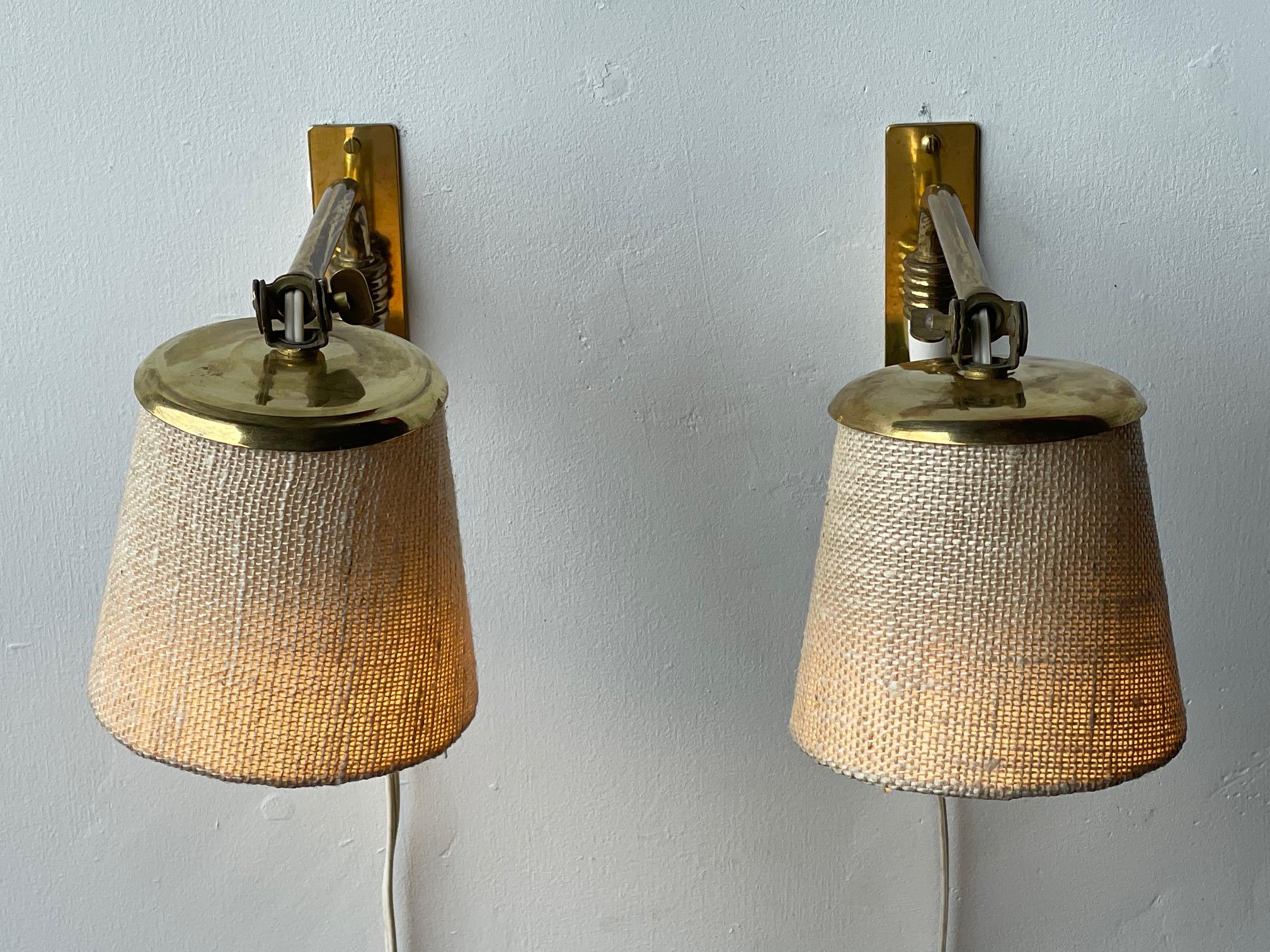 Pair of Wall Lamps by Itsu Finland In Good Condition For Sale In St.Petersburg, FL