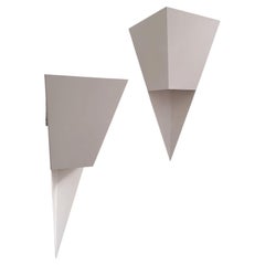 PAIR OF WALL LAMPS C1970 By Verre Lumière