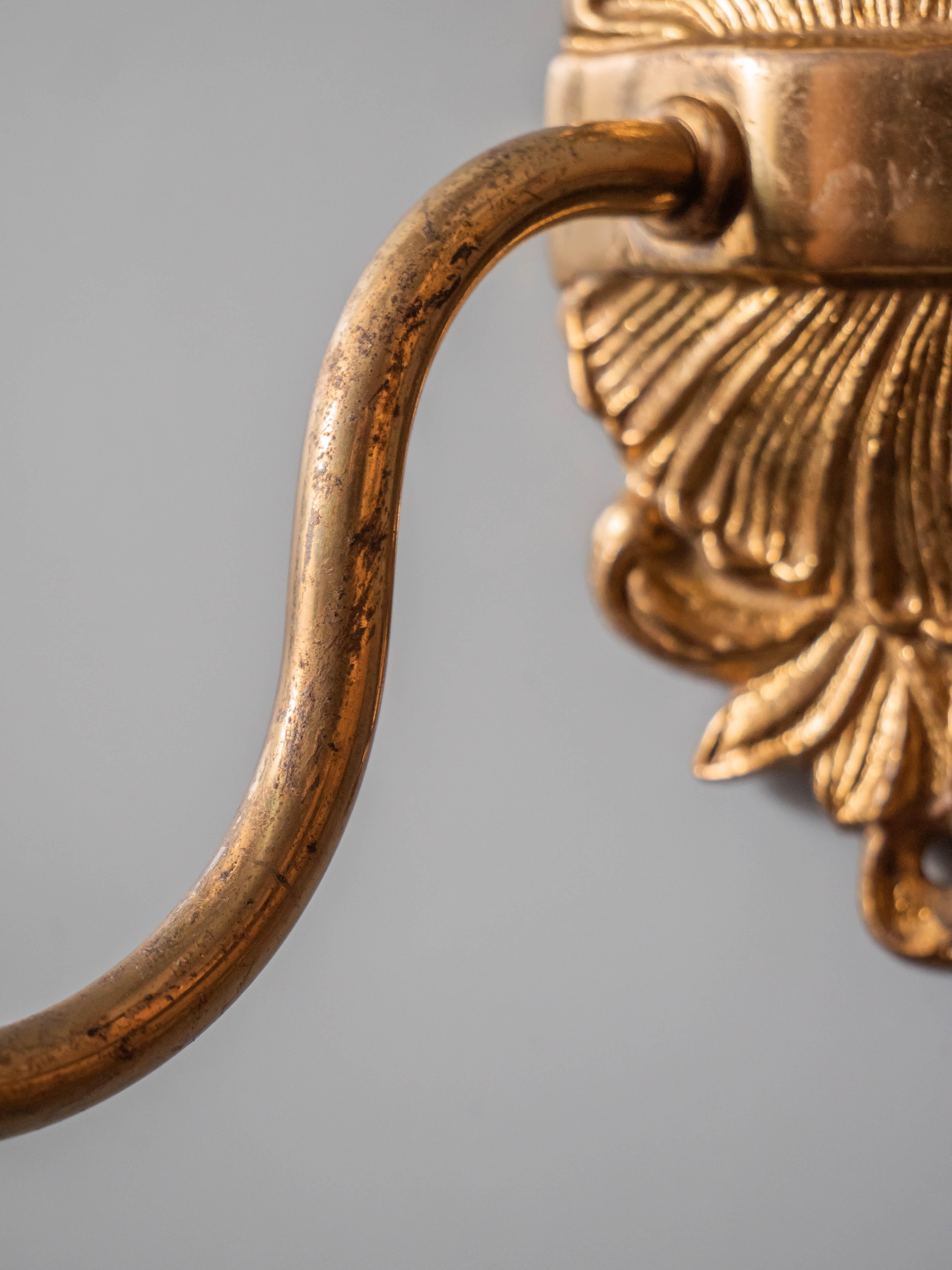 Pair of wall lamps, height 22 cm For Sale 4