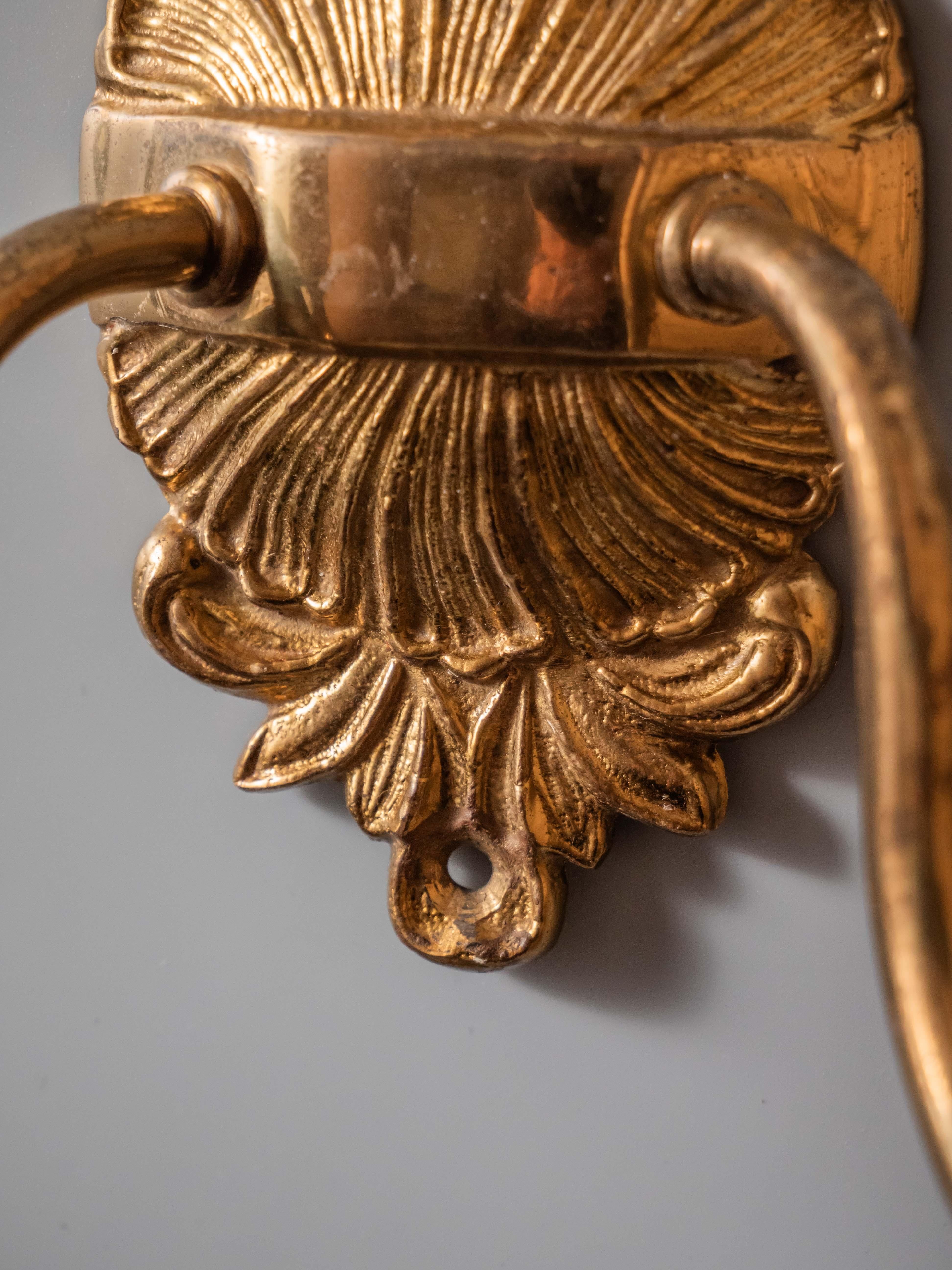 Pair of wall lamps, height 22 cm For Sale 2
