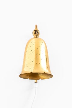 Pair of Wall Lamps in Brass Produced by Boréns in Sweden