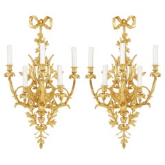 Pair Of Wall Lamps In Louis XVI Style