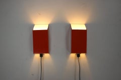 Pair of Wall Lamps/ Lidokov, 1970's