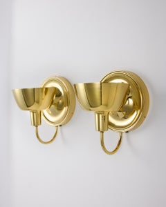 Pair of wall lamps 'Model 2389' designed by Josef Frank for Svenskt Tenn