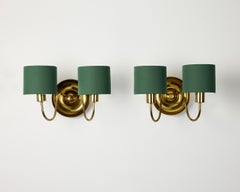 Paire d'appliques "Model 2565" Designées par Josef Frank pour Svenskt Tenn