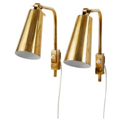 Pair of Wall Lamps Model ‘9459’ Designed by Paavo Tynell for Taito