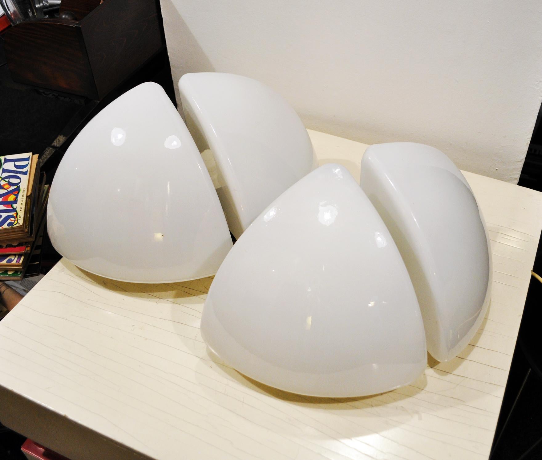 Pair of Wall Lamps Murano Glass by Giorgio De Ferrari VeArt, 1970s For Sale 3