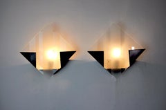Paire d'appliques "Rombo" de Miguel Milá, Espagne, 1980