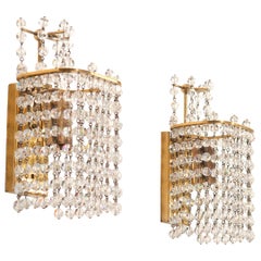 Pair of Wall Lamps Sconces for Lobmeyr