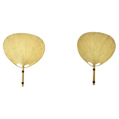 Paire de lampes murales Uchiwa d'Ingo Maurer pour M Design, 1970