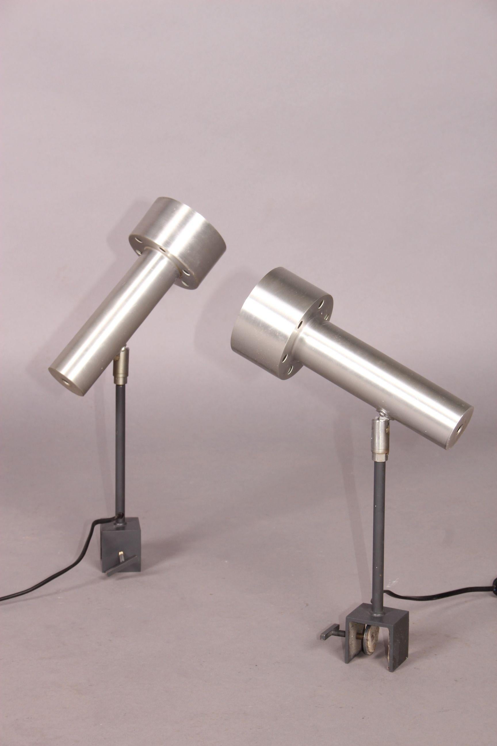 Stainless Steel Pair of Wall Light