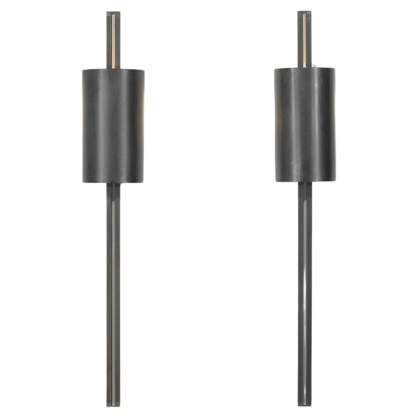 Pair of Wall Light " Monza " by Franck Robichez for Dritsh, Paris 1990s. For Sale