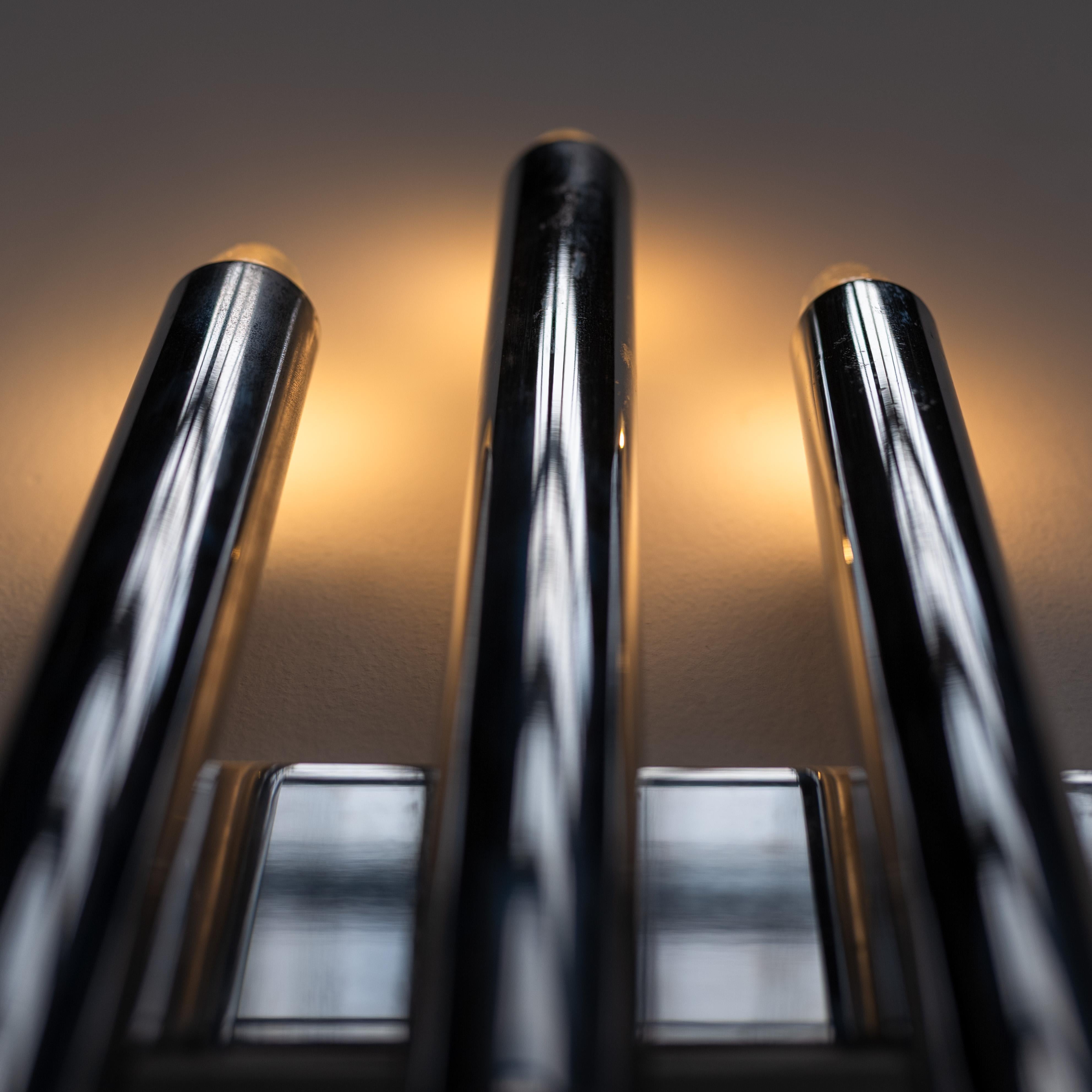 Pair of Wall Light Sconces by Gio Ponti, Italy, 1970s For Sale 1
